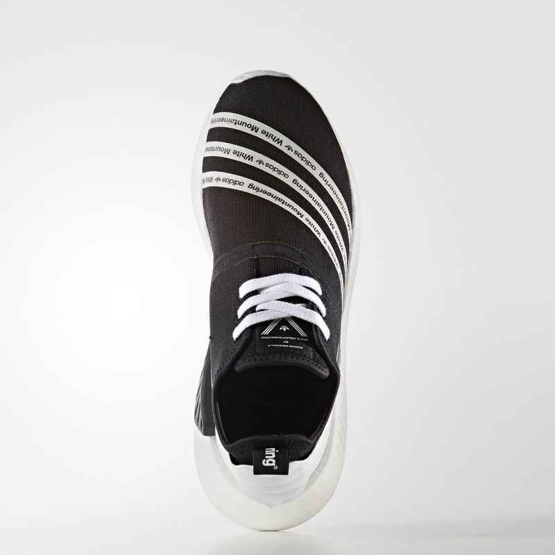 White Mountaineering x adidas NMD R2 PK Black CG3648 Grailify